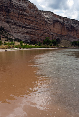 Confluence of the Green and Yampa Rivers, Lodore Canyon, Dinosaur National Monument, Colorado
