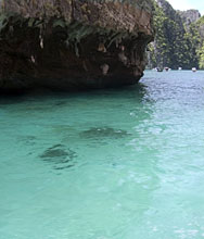 turquoise waters, Ko Phi Phi Leh, Thailand