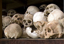 Skulls, Killing Fields, Phnom Penh, Cambodia