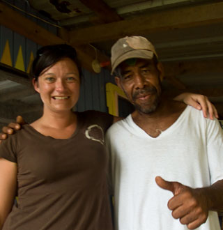 ali, corrinne, little corn island, nicaragua