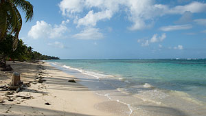 view from a hammock, little corn island, nicaragua