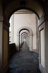 Early morning streets, Firenze (Florence), Italy