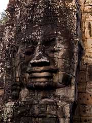 Carved Face Bayon, Angkor Cambodia