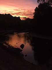 Sunrise Hin Bun River, Laos
