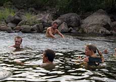 Swimming, Near Kampot, Cambodia