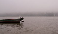 Morning Mist Mekong River Laos