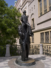 Kafka Statue, Prague, Czech Republic