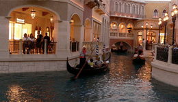 Gondola at the Venetian - Las Vegas