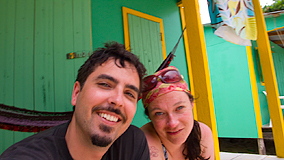 Corrinne and I, Little Corn Island, Nicaragua