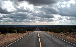Endless road by TheFriendlyFiend, Flickr