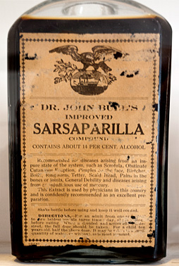 Sarsaparilla, for what ails ya, Pharmacy Museum, New Orleans, LA