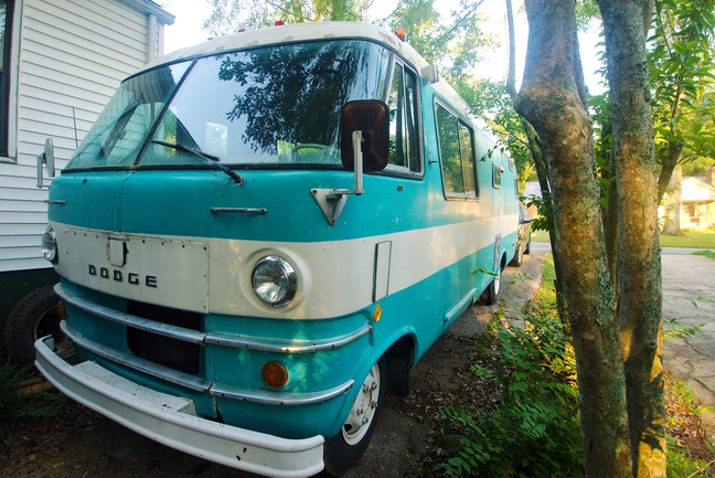 1969 Dodge Travco photographed by luxagraf