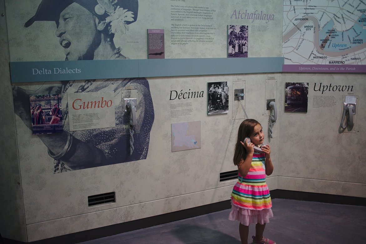 Listening to New Orleans History photographed by luxagraf