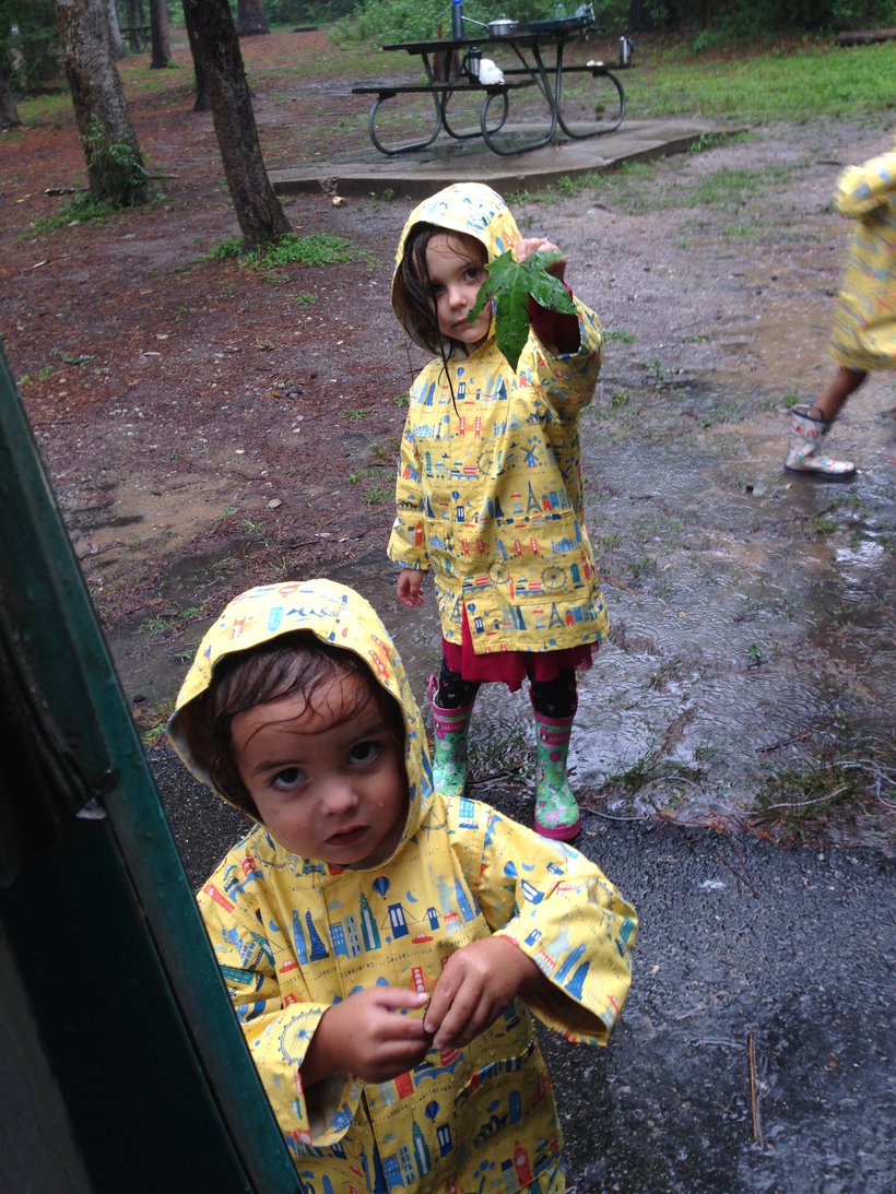 Playing in the rain, Huntsville state park, tx photographed by luxagraf