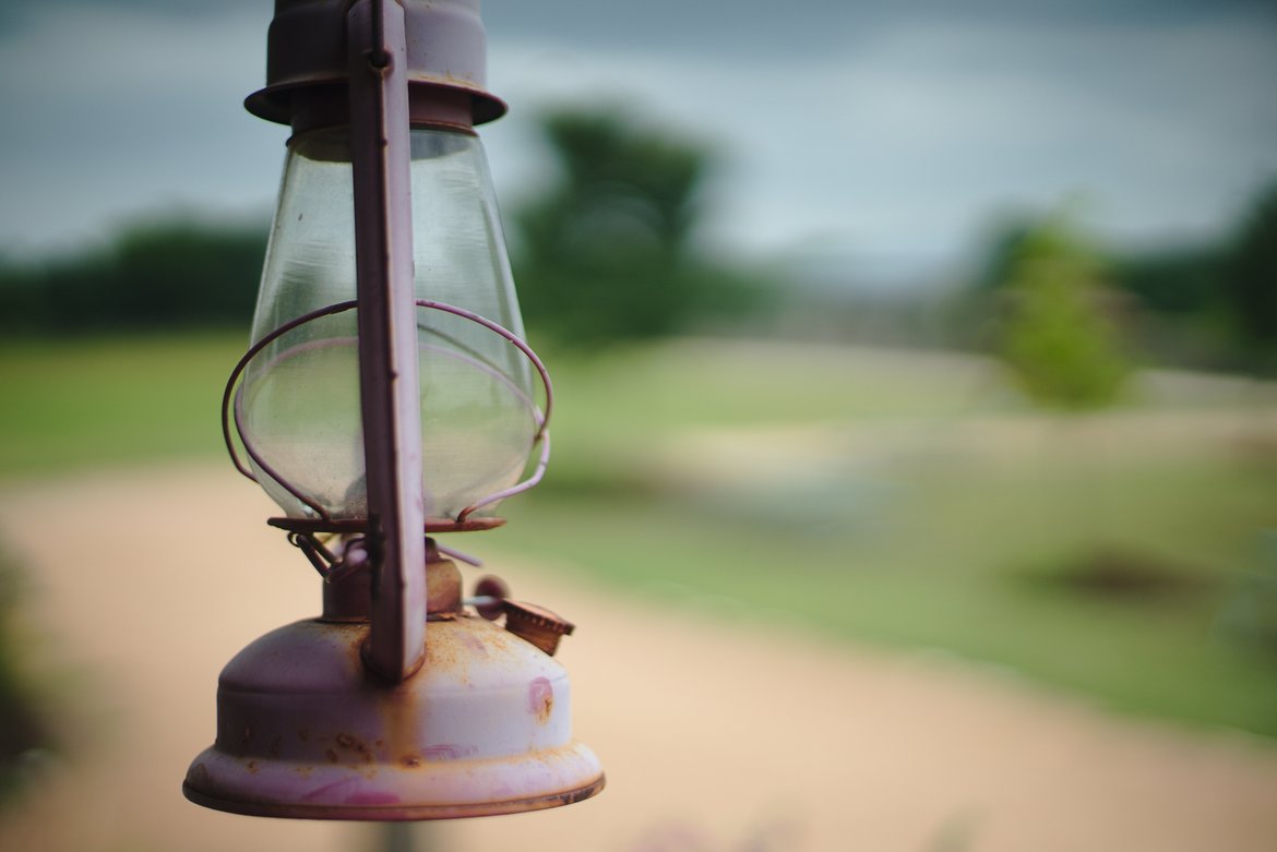 oil lamp, pioneer farm, austin, tx photographed by luxagraf