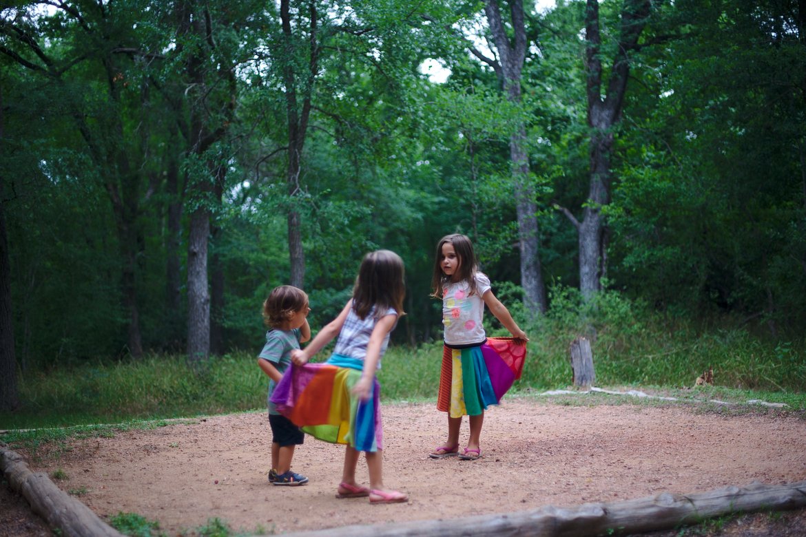 dancing, mckinney falls campground photographed by luxagraf