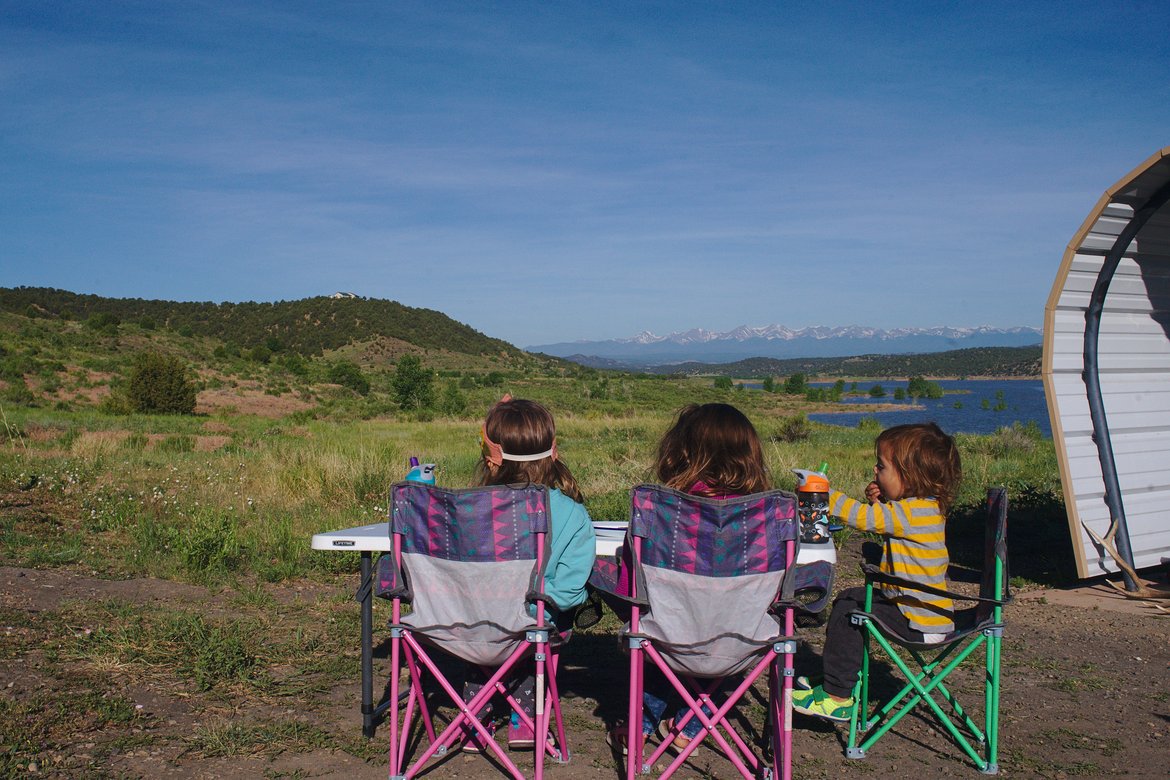 Breakfast with a view photographed by luxagraf