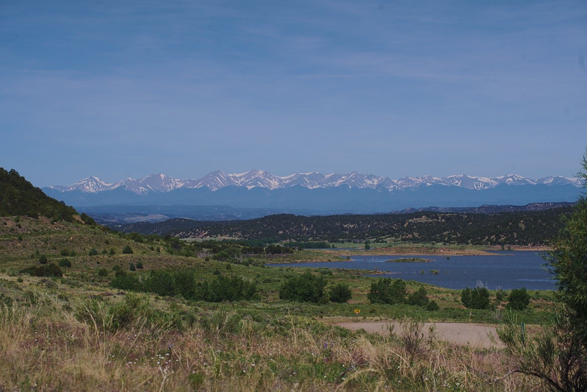 Sangre de Christo mountains photographed by luxagraf