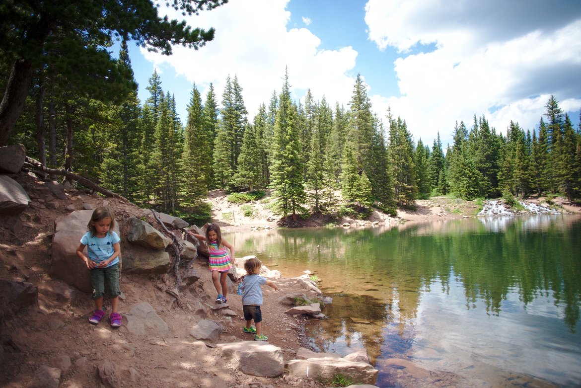 bear lake, sangre de christo mountains photographed by luxagraf