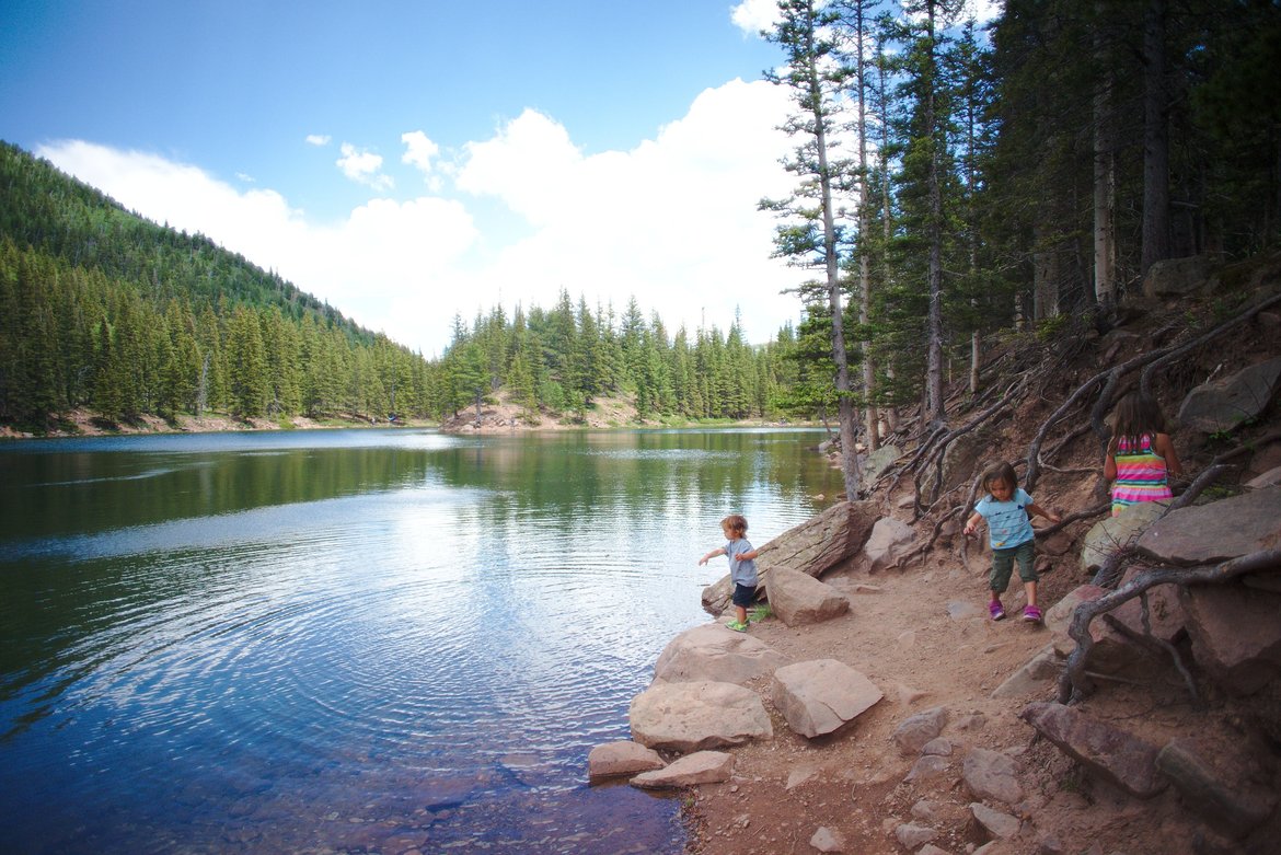 bear lake, sangre de christo mountains photographed by luxagraf