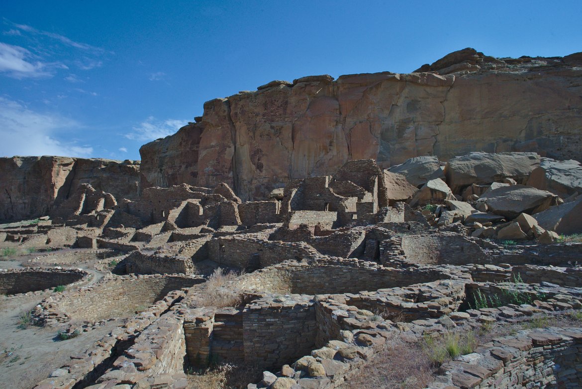 Pueblo bonita chaco canyon photographed by luxagraf