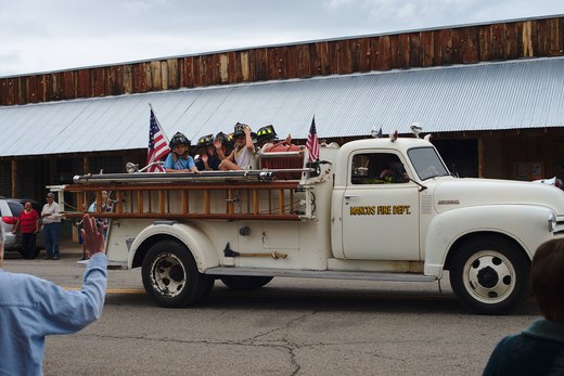 Mancos days fire dept photographed by luxagraf