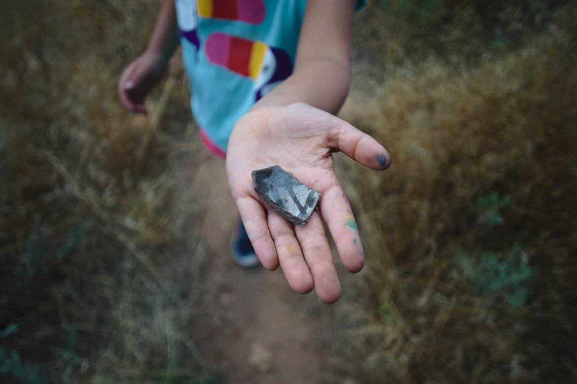 Potsherds photographed by luxagraf