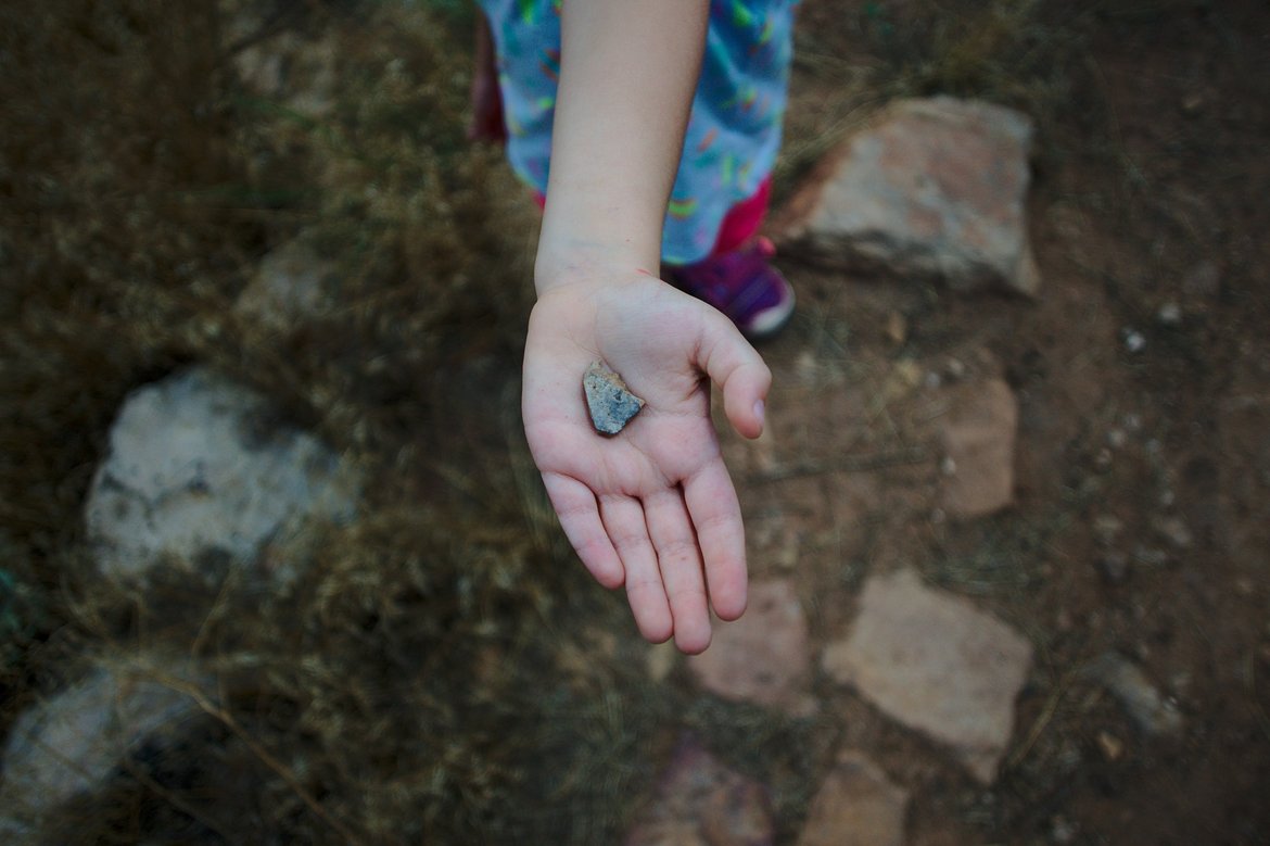 Potsherds photographed by luxagraf