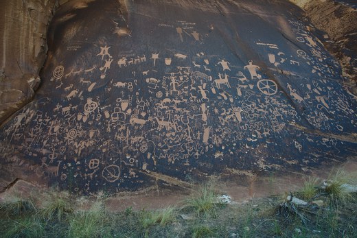 newspaper rock photographed by luxagraf