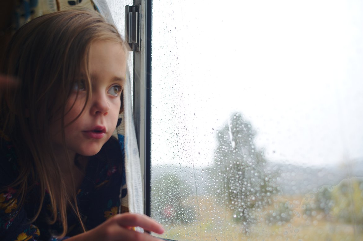 window, rain photographed by luxagraf