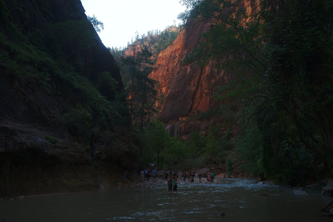 Virgin River, Zion photographed by luxagraf