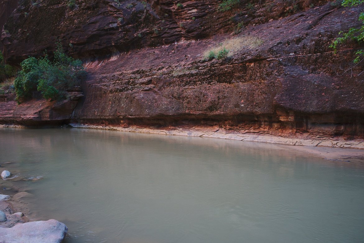 Virgin River, Zion photographed by luxagraf