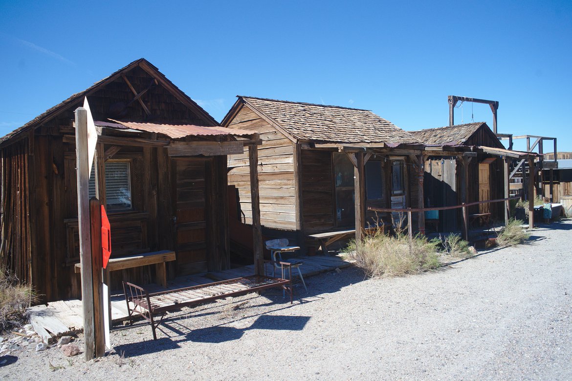 gold point ghost town, nevada photographed by luxagraf