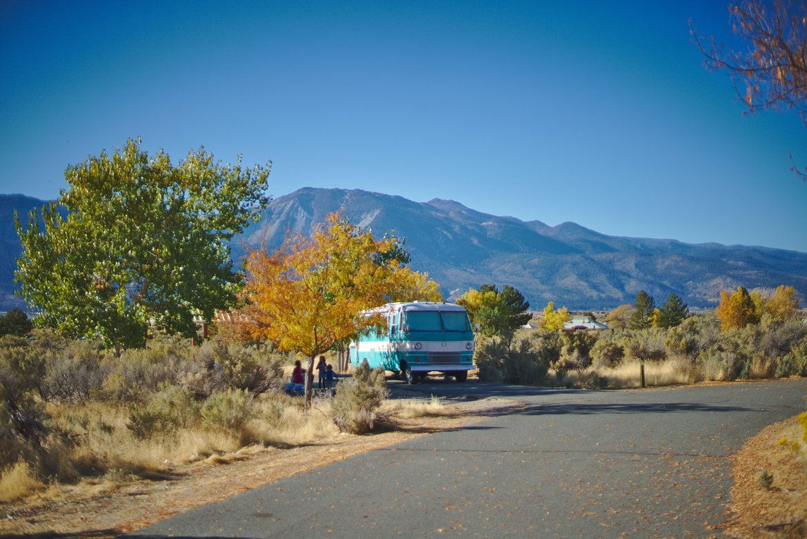 campsite, washoe lake photographed by luxagraf