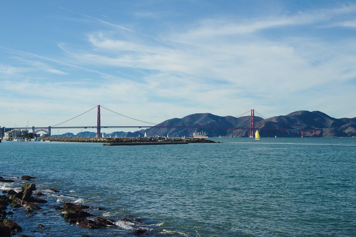 San Francisco bay photographed by luxagraf