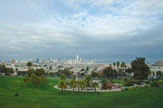 Dolores Park photographed by luxagraf