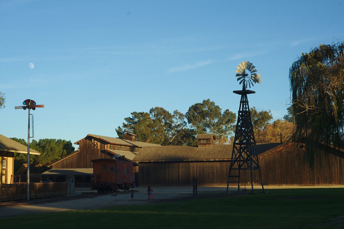 campground, King city photographed by luxagraf