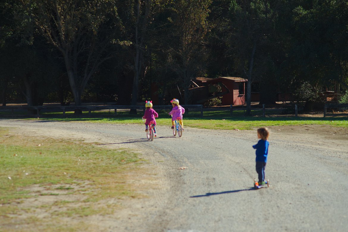 campground, King city photographed by luxagraf