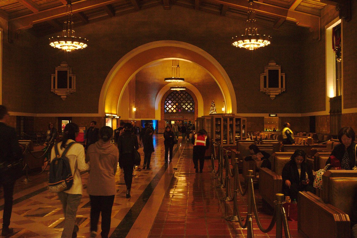 Union Station, Los Angeles photographed by luxagraf