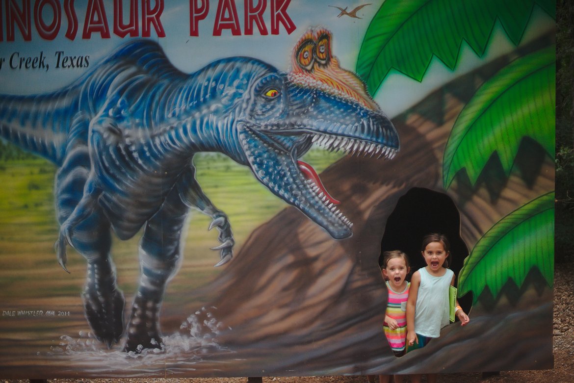 dinosaur park, bastrop, tx photographed by luxagraf