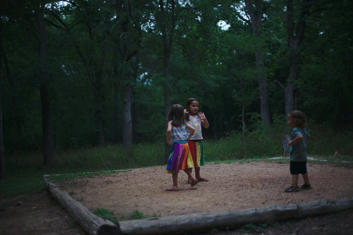 dancing, mckinney falls campground photographed by luxagraf