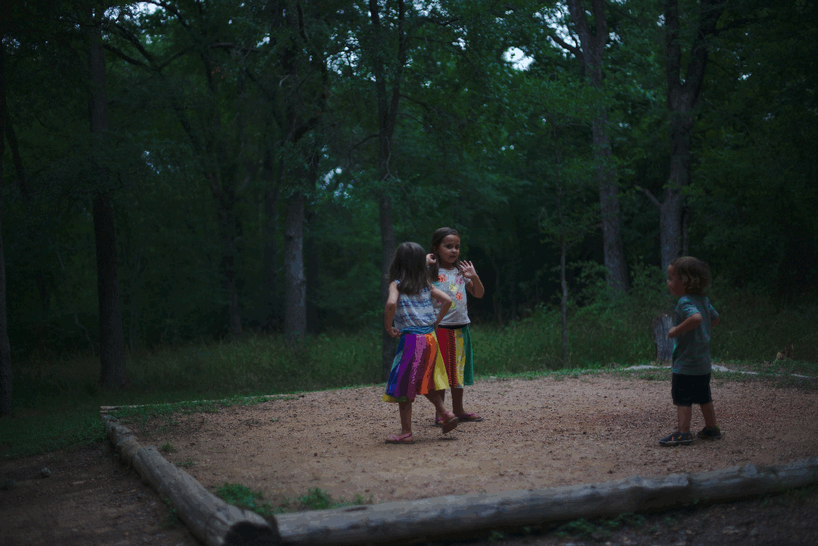 dancing, mckinney falls campground photographed by Scott Gilbertson