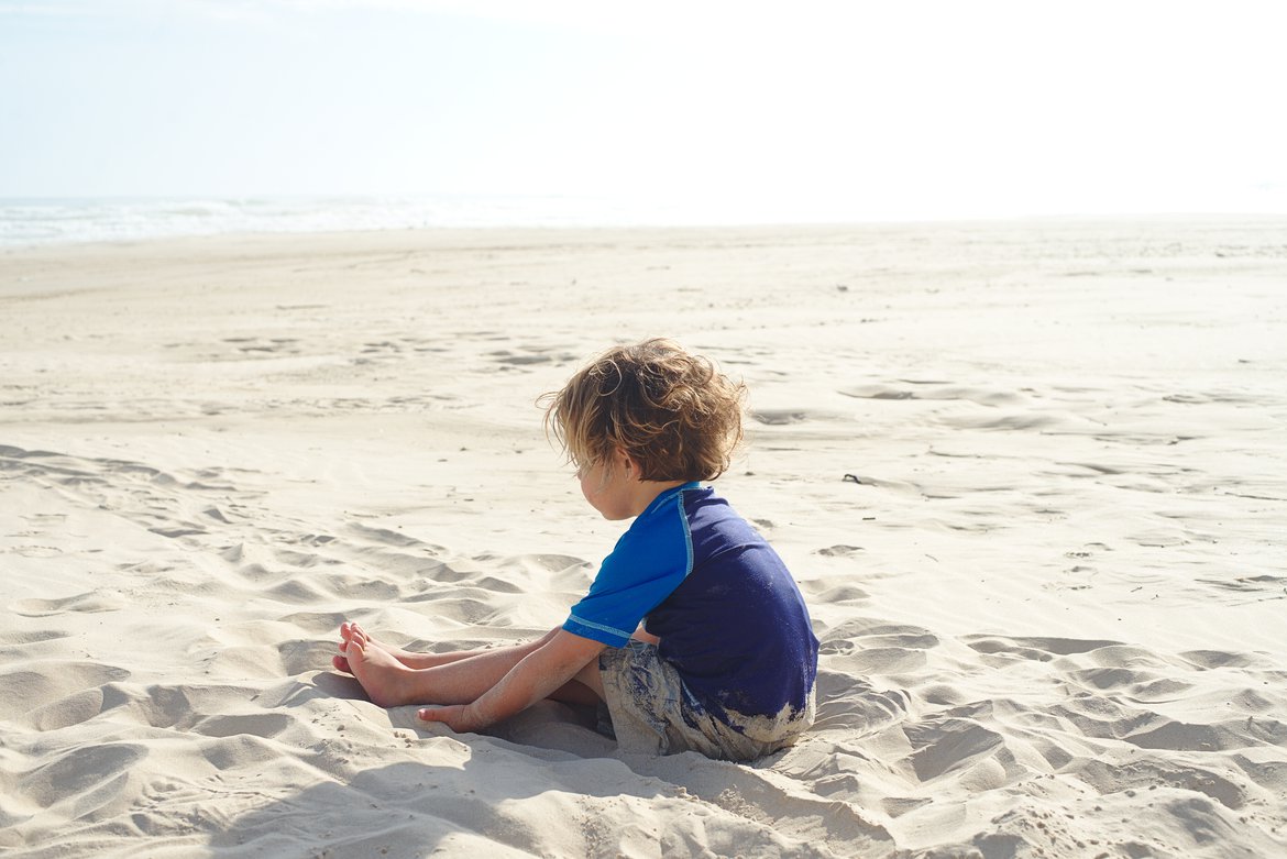 matagorda beach, TX photographed by luxagraf