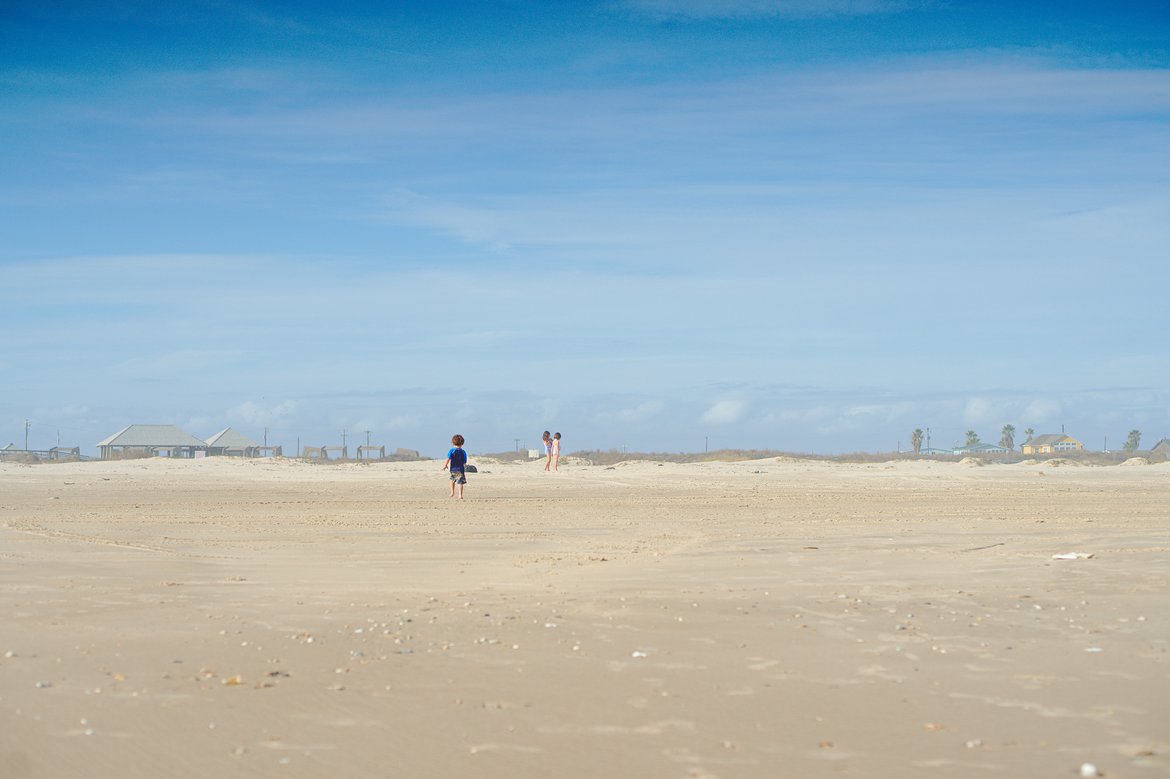matagorda beach, TX photographed by luxagraf