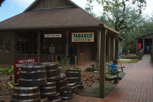 Tabasco factory, Avery Island photographed by luxagraf