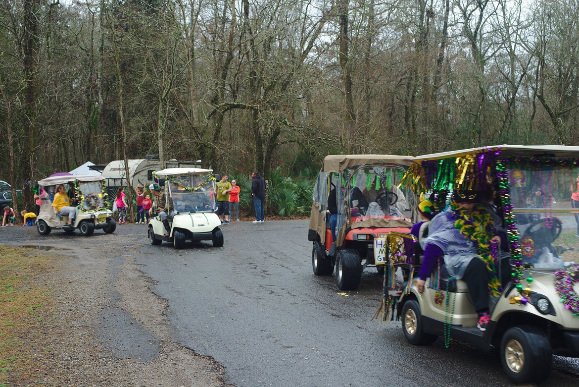 mardi gras palmetto island photographed by luxagraf