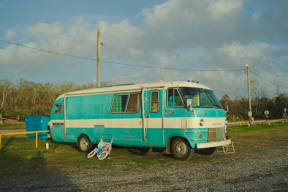 Burn's Point Campground, LA photographed by luxagraf