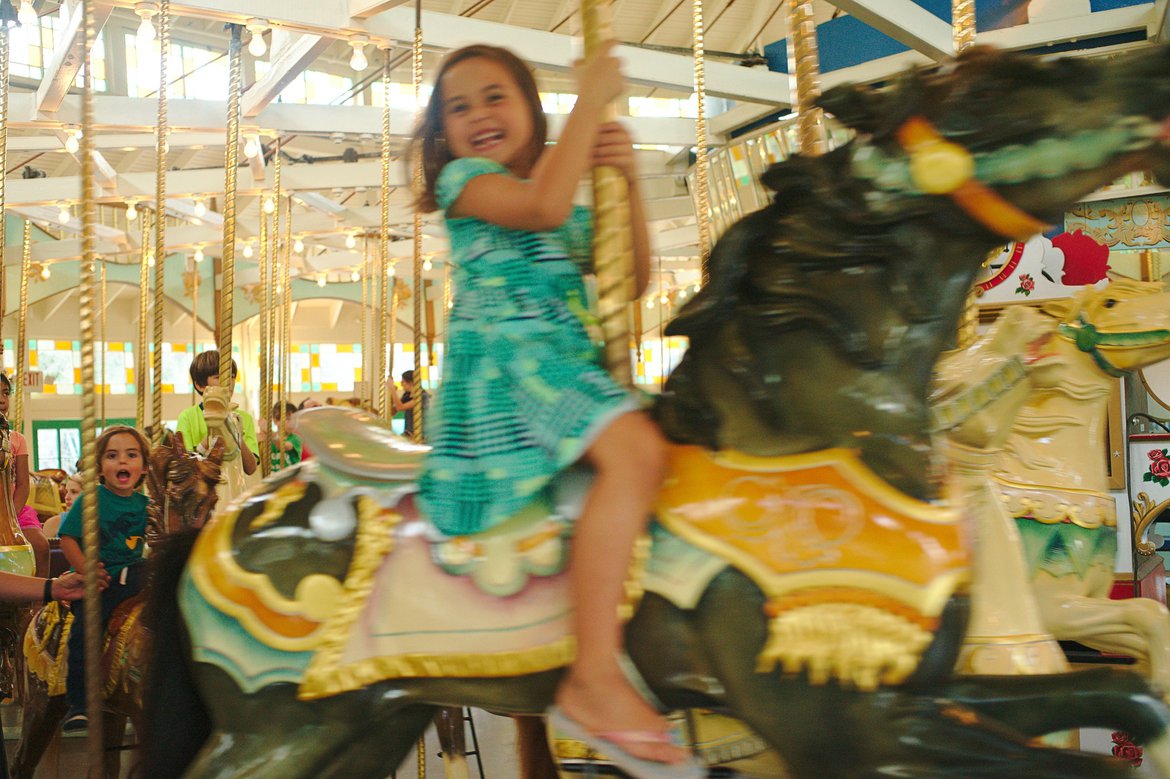 carousel, city park, new orleans photographed by luxagraf