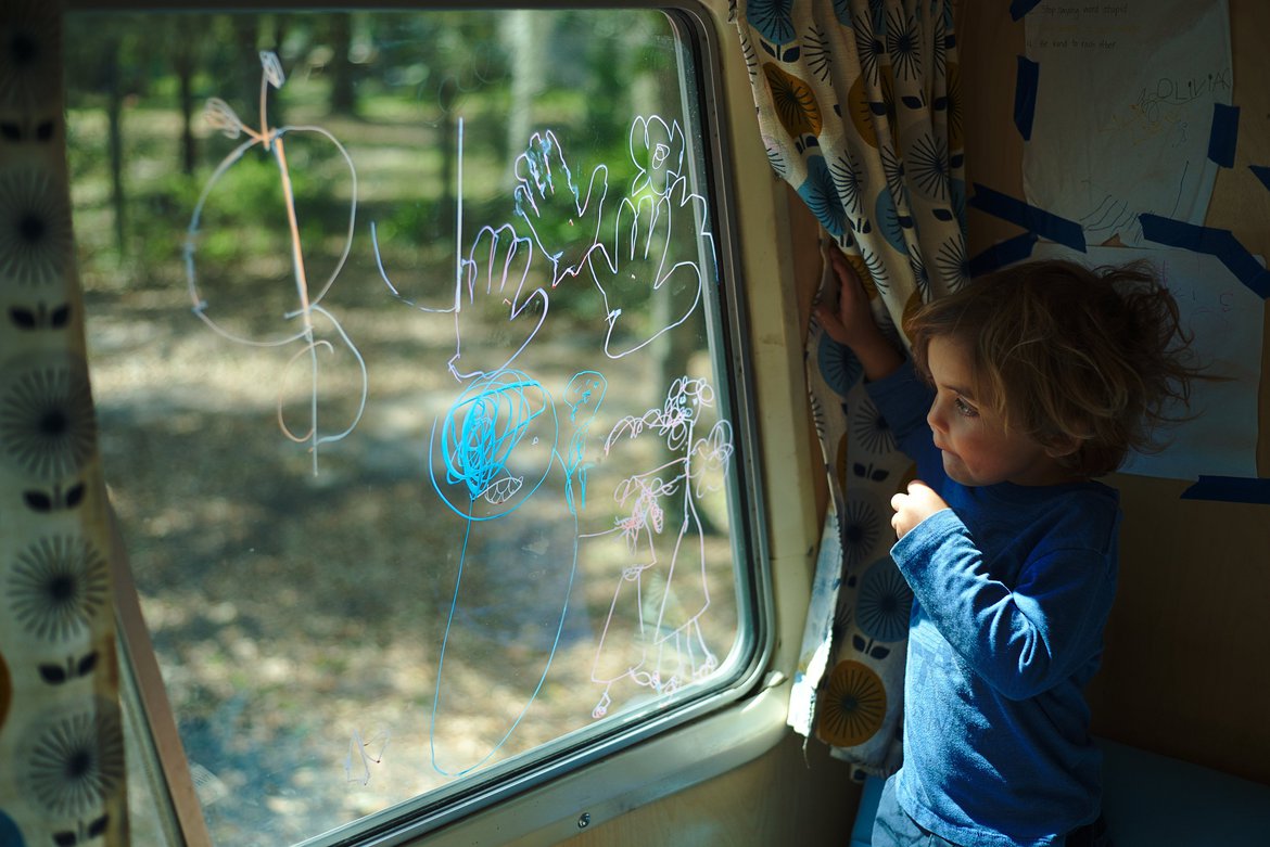 Window Marker art photographed by Scott Gilbertson