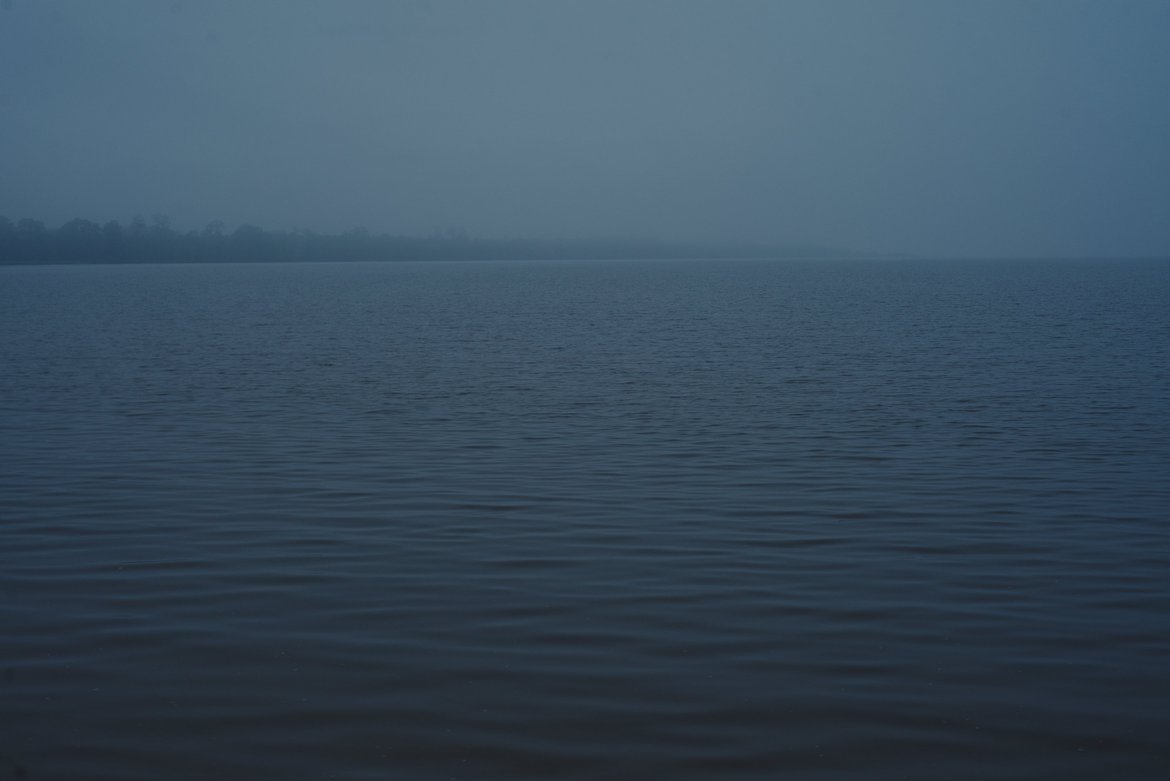 morning fog, east bay, pensacola, FL photographed by Scott Gilbertson